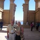 At the temple at Philae Photo - Temple at Aswan, Aswan, Egypt 