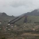 Volcanic cone with slices cut out Photo - Tenerife, Canary Islands 