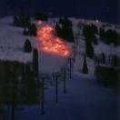 Torchlight Parade Photo - Jackson Hole, Wyoming 