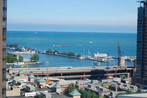 View From the Hotel Room Photo - Embassy Suites Chicago - Downtown/Lakefront, Chicago, Illinois 