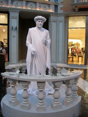 Living Statue Photo - Venetian Resort Hotel Casino, Las Vegas, Nevada 