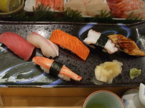 Sushi from Ya Ma Za Ki Photo - Tsukiji Fish Market, Tokyo, Japan 