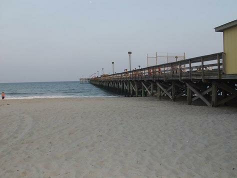 Resort Fishing Pier Photo - Springmaid Beach, Myrtle Beach, South Carolina 