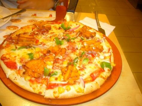 Pizza Hut's Mr. Potato Pizza Photo - Myung-dong Street, Seoul, South Korea 
